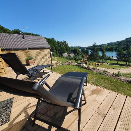 Ostrzycki Las Domki Nad Jeziorem -Balia-Sauna-Prywatny Pomost Pierszczewo Buitenkant foto